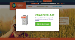 Desktop Screenshot of paprec.com