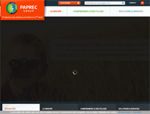 Tablet Screenshot of paprec.com